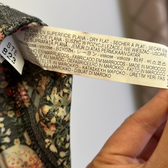 Zara Floral Shirt Dress - Picture 8 of 8